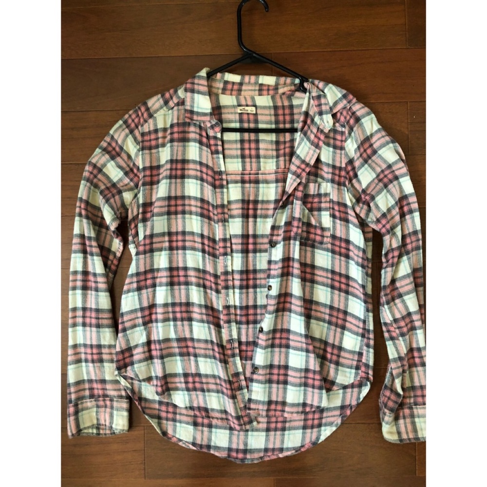 HOLLISTER Pink Flannel
